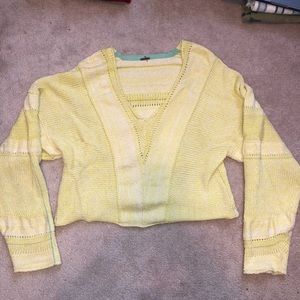 Free People cropped sweater
